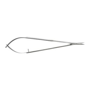 Micro scissors; flat handle