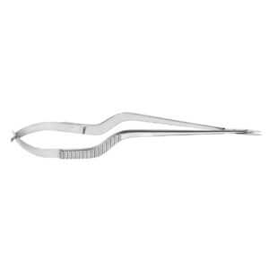 Micro scissors; flat handle