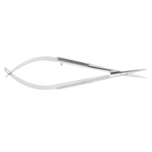 Micro scissors; flat handle