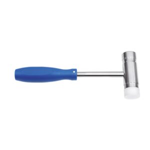 Mallet with plastic handle