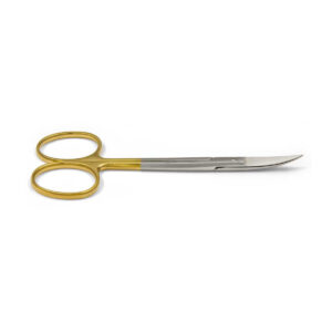 Gum scissors with tungsten carbide inserts