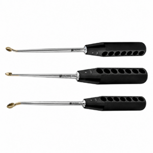 Curettes Long Handle Toothed Set